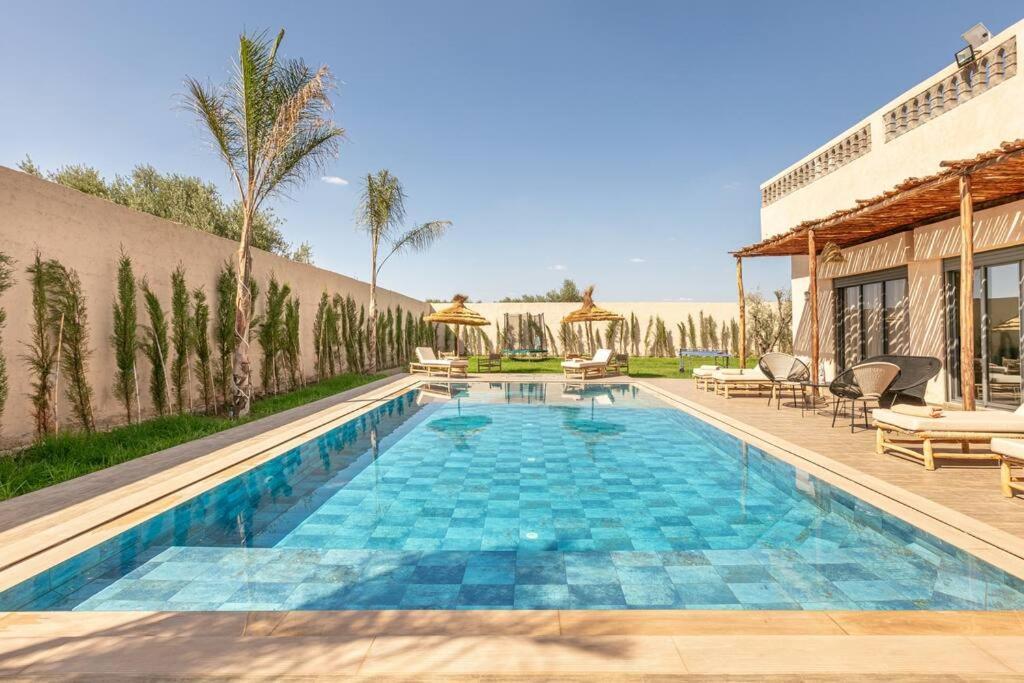 Villa Leila,Piscine , Grand Jardin, Jeux , Cuisiniere Marrakesh Eksteriør billede
